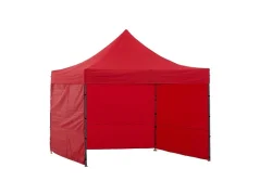 Nožnicový stan 3x3 červený